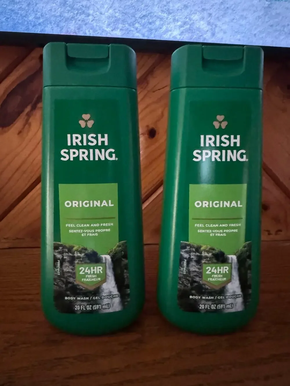 NIP Irish Spring Original Body Wash 20 oz Lot of 2 Fresh Scent 24HR